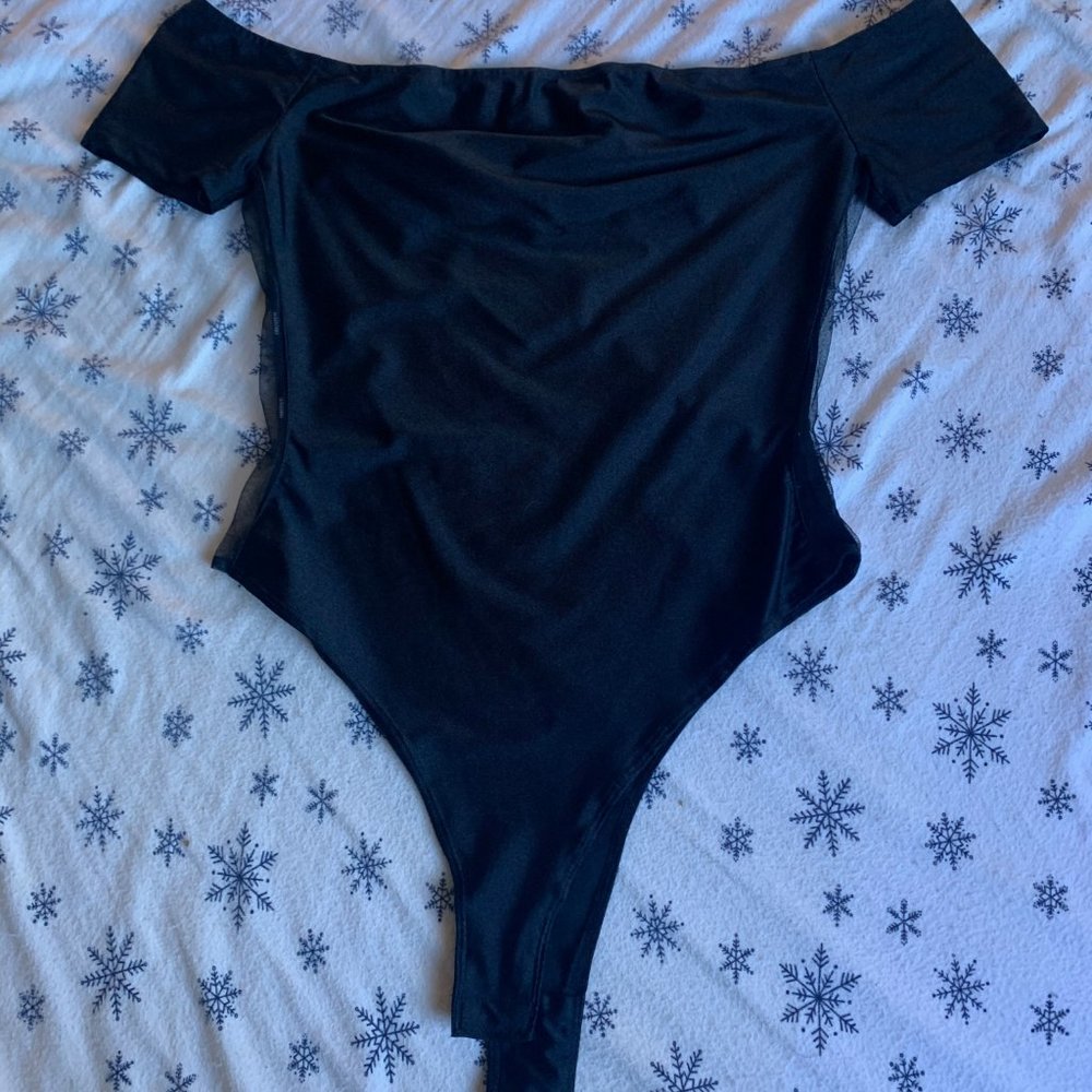 Forever 21 boat neck bodysuit